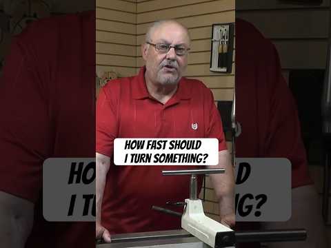Optimal Speed for Turning - The Secret of Pi #woodturning #woodlathe #lathe #woodworking #shorts
