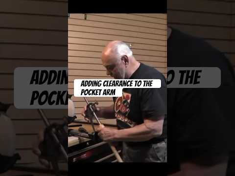 How to Install a Pocket Arm Grinder for Precise Grinding #woodturning #woodlathe #woodwork #shorts