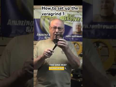How to set up the one-way veragrind 1 #woodturning #woodworking #woodlathe #shorts #howto #learn