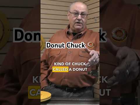 Donut Chuck- Longworth Chuck add on #woodturning #woodlathe #woodworking #howto #shortsfeed #hobby