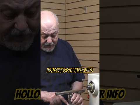 Hollowing stabilizer info #woodturning #woodlathe #woodworking #lathe #howto #hobby #woodwork